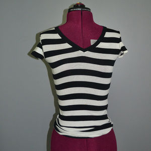 Black and white striped t-shirt